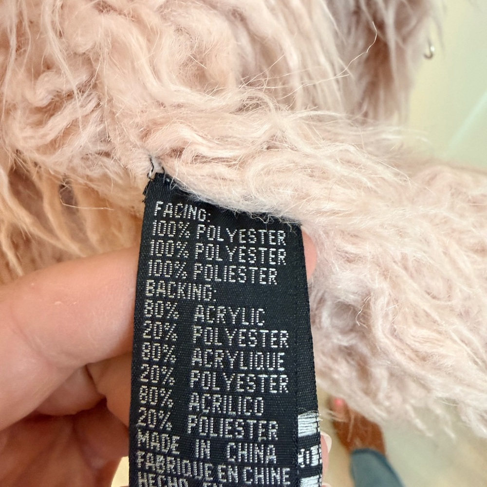 Bebe Faux Fur & Suede Vest – Size Small - Picture 4 of 5